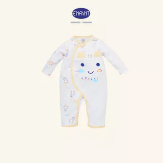 ENFANT BASIC ชุดบอดี้สูทแขนยาวขายาว แรกเกิด- 12 เดือน ED8DM1
