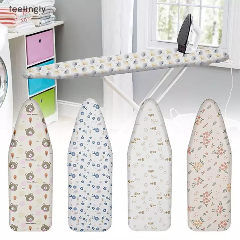 [ส&ชม.] ผ้ารองรีดทนทานทนความร้อนผ้าคลุมที่รองรีดตกแต่งด้วยสัตว์ดอกไม้ออกแบบอุปกรณ์ซักรีดสากล {ไทย}