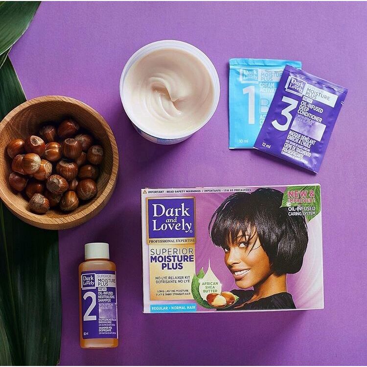 Dark & Lovely Moisture Plus No-Lye Hair Relaxer Kit ปกติ