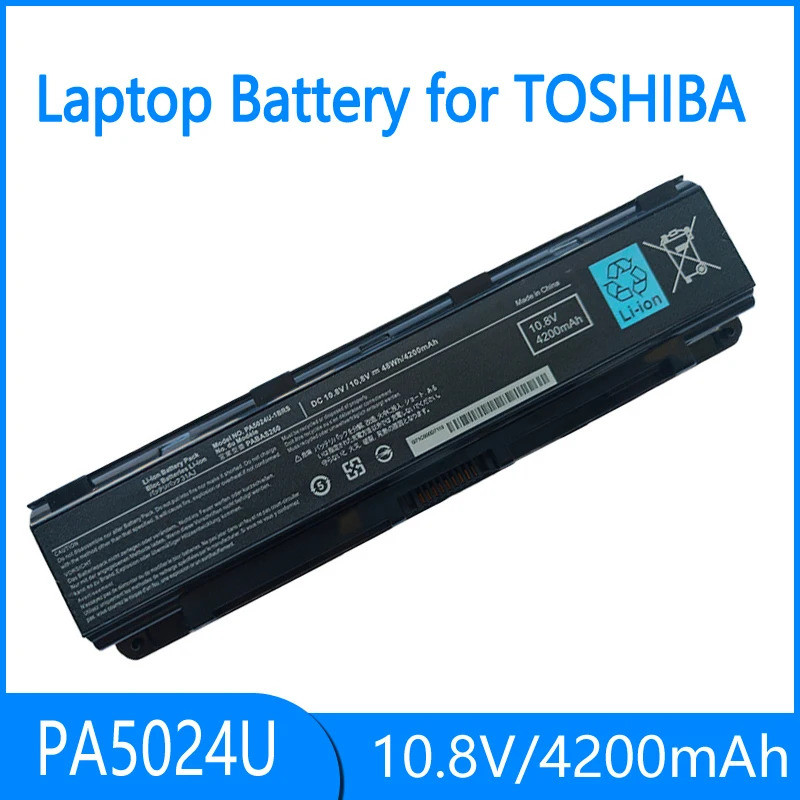 ใหม่สําหรับ PA5024U แบตเตอรี่แล็ปท็อปคุณภาพสูงสําหรับ TOSHIBA PA5025U-1BRS PA5023U-1BRS PA5024U-1BRS