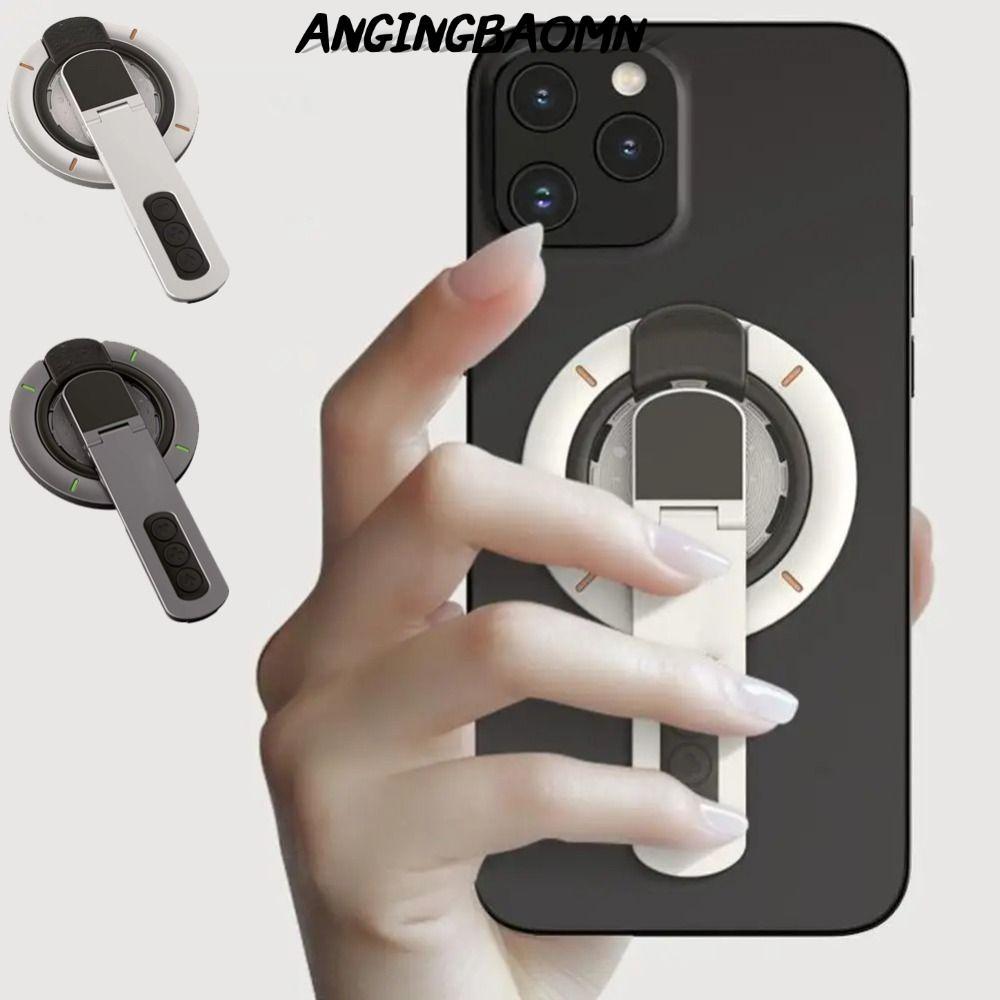 ขายึดโทรศัพท์มือถือ ANGINGBAOMN 360° ที่วางโทรศัพท์แม่เหล็กบางเฉียบแบบหมุนได้ขาตั้งโทรศัพท์มือถือแบบปรับได้หลายมุมสากล