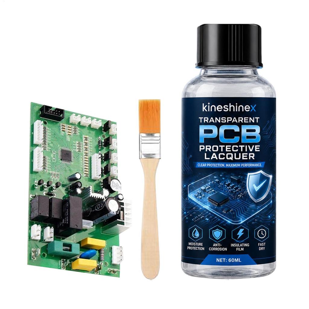โปร่งใส PCB BOARD เคลือบป้องกัน 60ML ฉนวน PCB BOARD กาวกันฝุ่น Clear ส่วนประกอบอิเล็กทรอนิกส์เคลือบ 