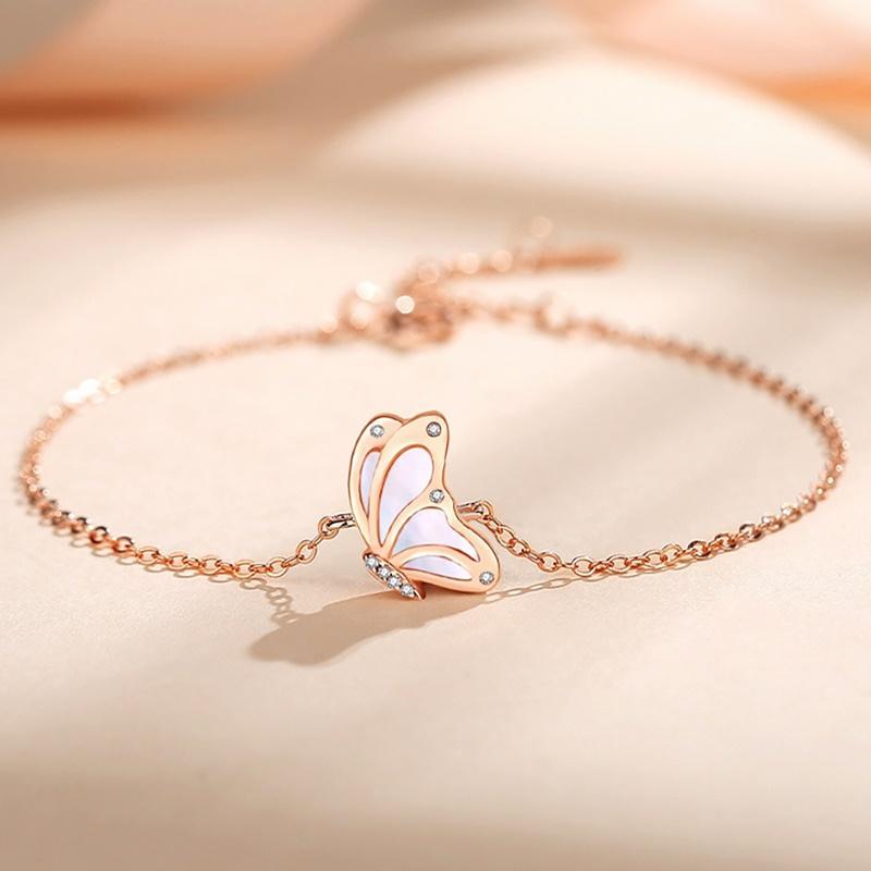 Elysian Wings Bracelet สร้อยข้อมือเงินแท้ S925 [MERCELO]