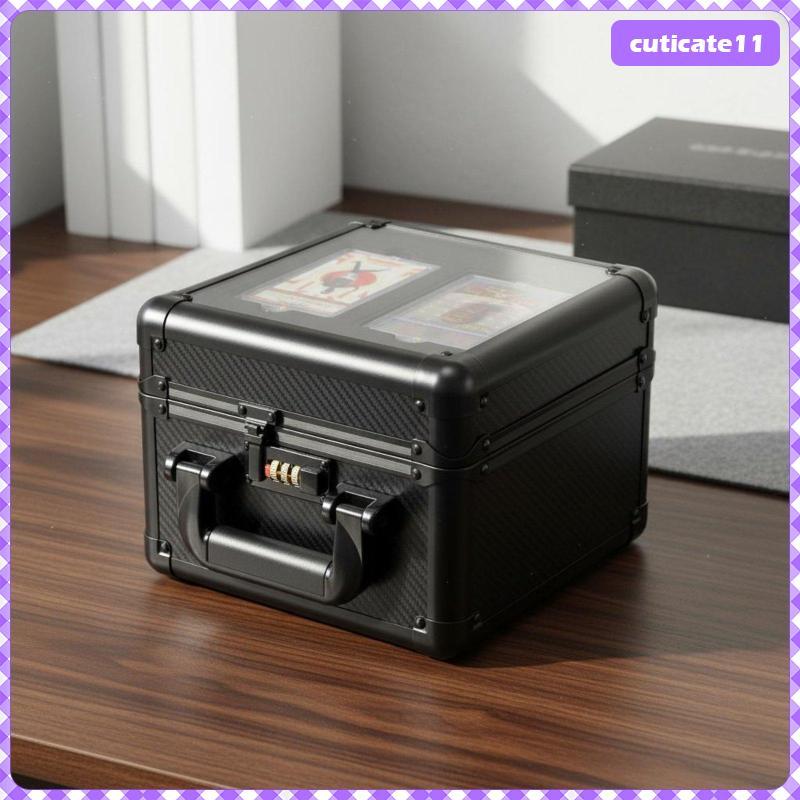 [Cuticate1] คาร์บอนไฟเบอร์ดู PSA BGS Card Storage Case กันฝุ่น Psa Slab Case กันกระแทกสําหรับจอแสดงผ