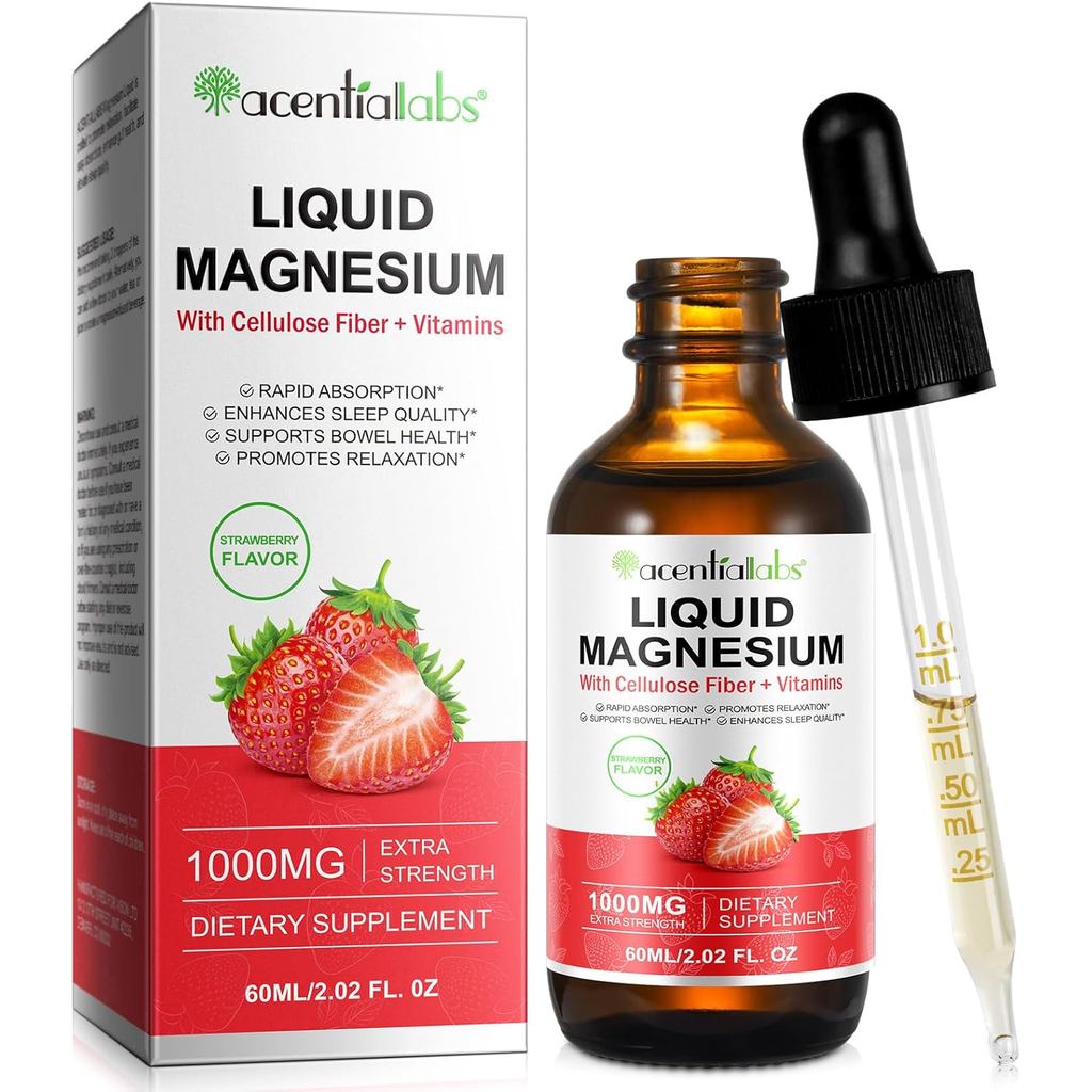 Glycinate Drops 60ml, Glycinate Complex with Cellulose Fiber, วิตามิน, Glycinate for Cortisol, , ควา
