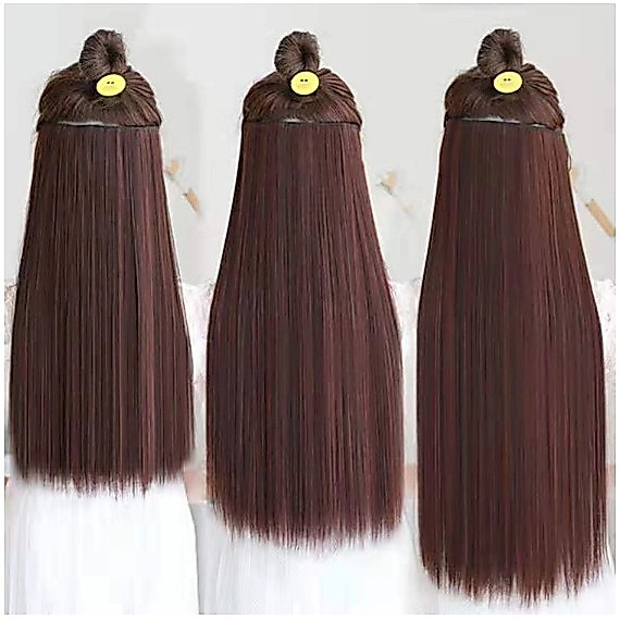 💥HOTแฮร์พีช ผมตรง 50/60/70cm ..หนาสุดๆ 200g.พร้อมส่ง