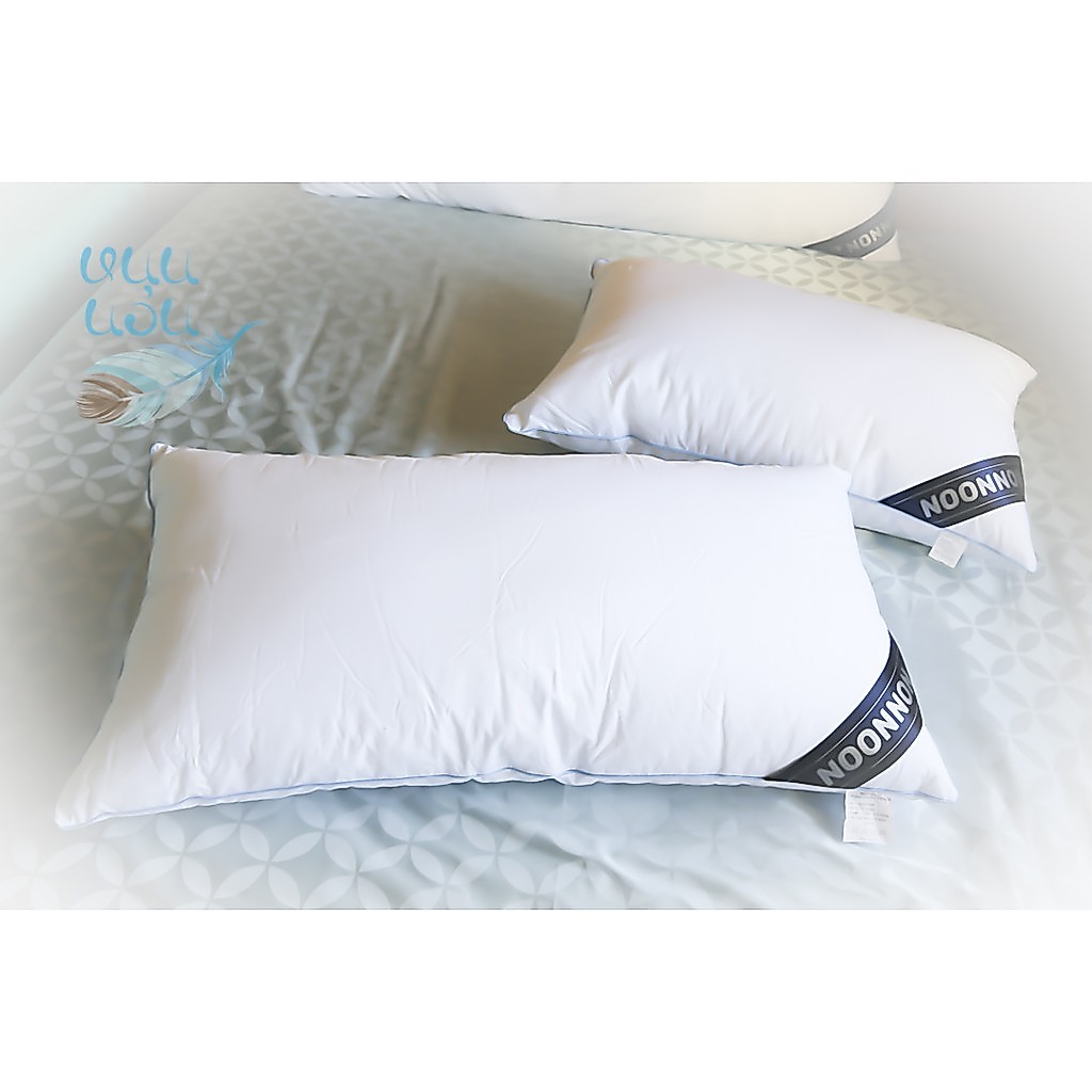 หมอนโรงแรม 5 ดาว หมอนขนห่านเทียม Over King Size 24x36 นิ้ว [แถมฟรี! ปลอกหมอน]