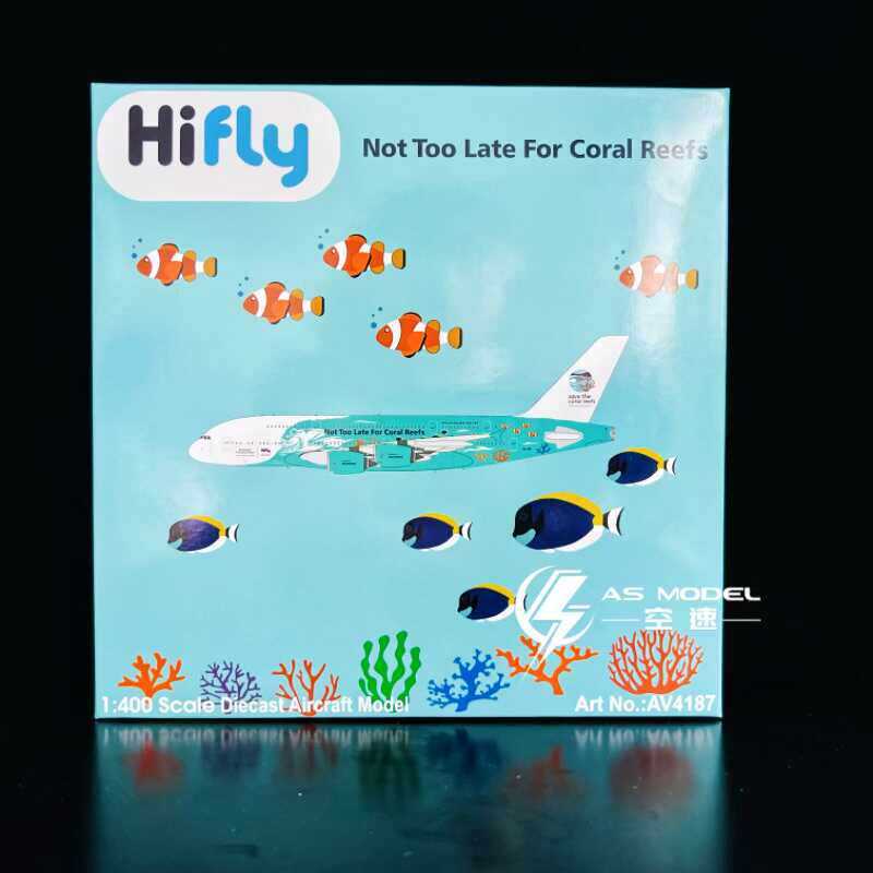 Aviation AV4187 1:400 จอแสดงผล A380-800 9H-MIP บันทึกการขับขี่