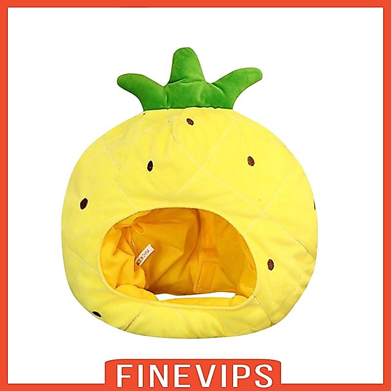 [Finevips] หมวกคอสเพลย์ รูปสับปะรดน่ารัก สําหรับงานปาร์ตี้วันเกิด