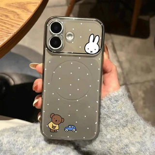 หมีน้อยสีน้ำตาล For iPhone เคสไอโฟน 11 12 เปลือกที่เรียบง่าย 13 14 15 16 17 PLUS B4PRO MAX X XS MAX XR 7/8PLUS