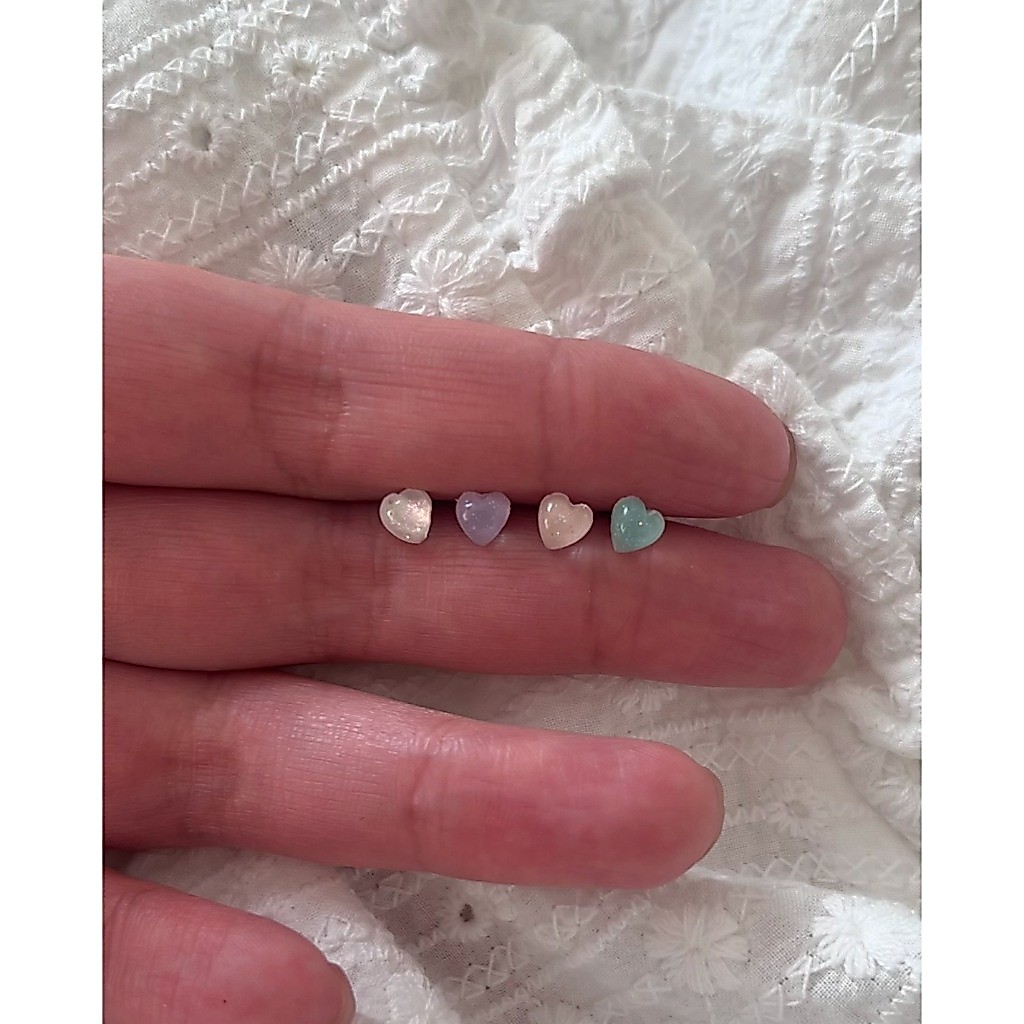A.piece จิว [surgical steel] Jelly heart piercing