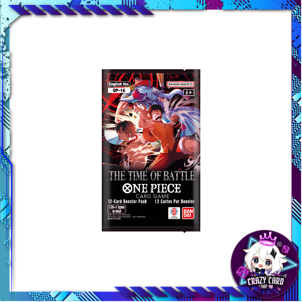 [ 1 ซอง ] O์NE PIECE CARD GAME : [ OP16 ] THE TIME OF BATTLE  BOOSTER PACK (p3)