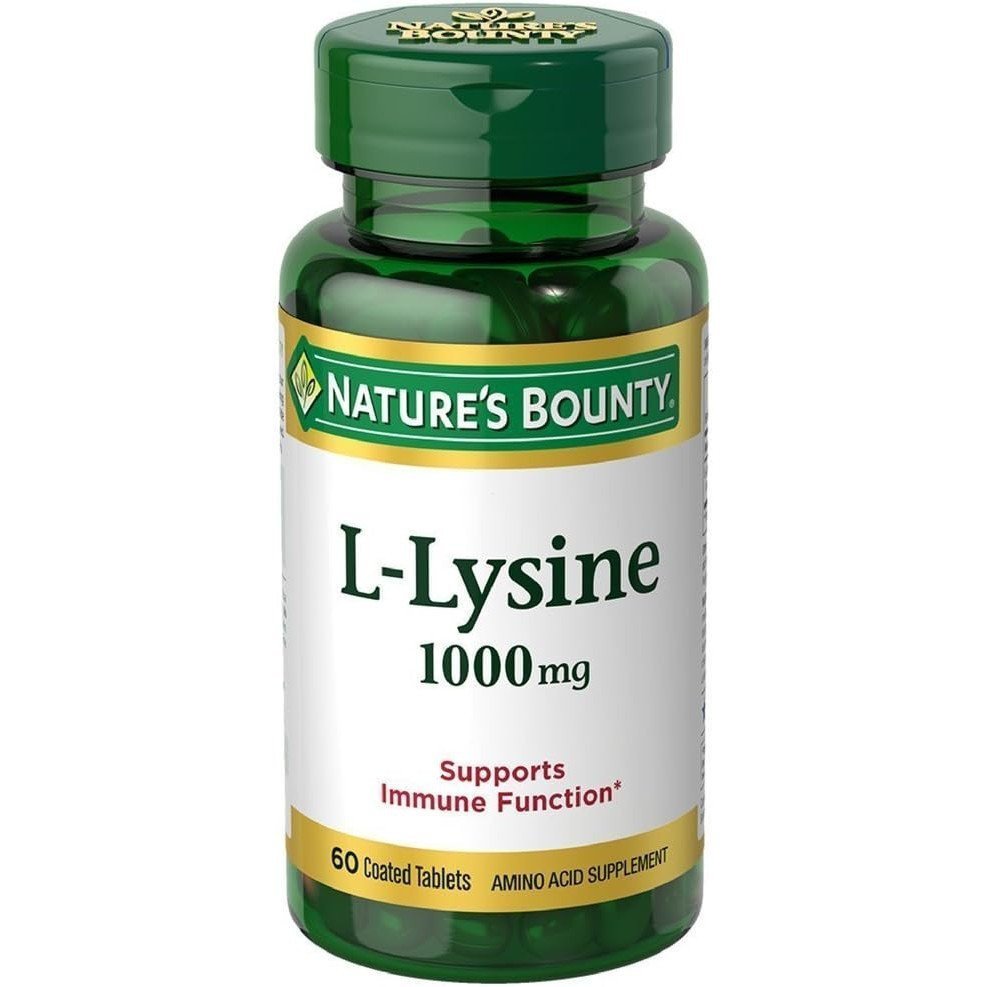 Natural Baby LL-L-Lysine 1,000มก. 60 เม็ด (แพ็คละ 2 เม็ด) WAA2