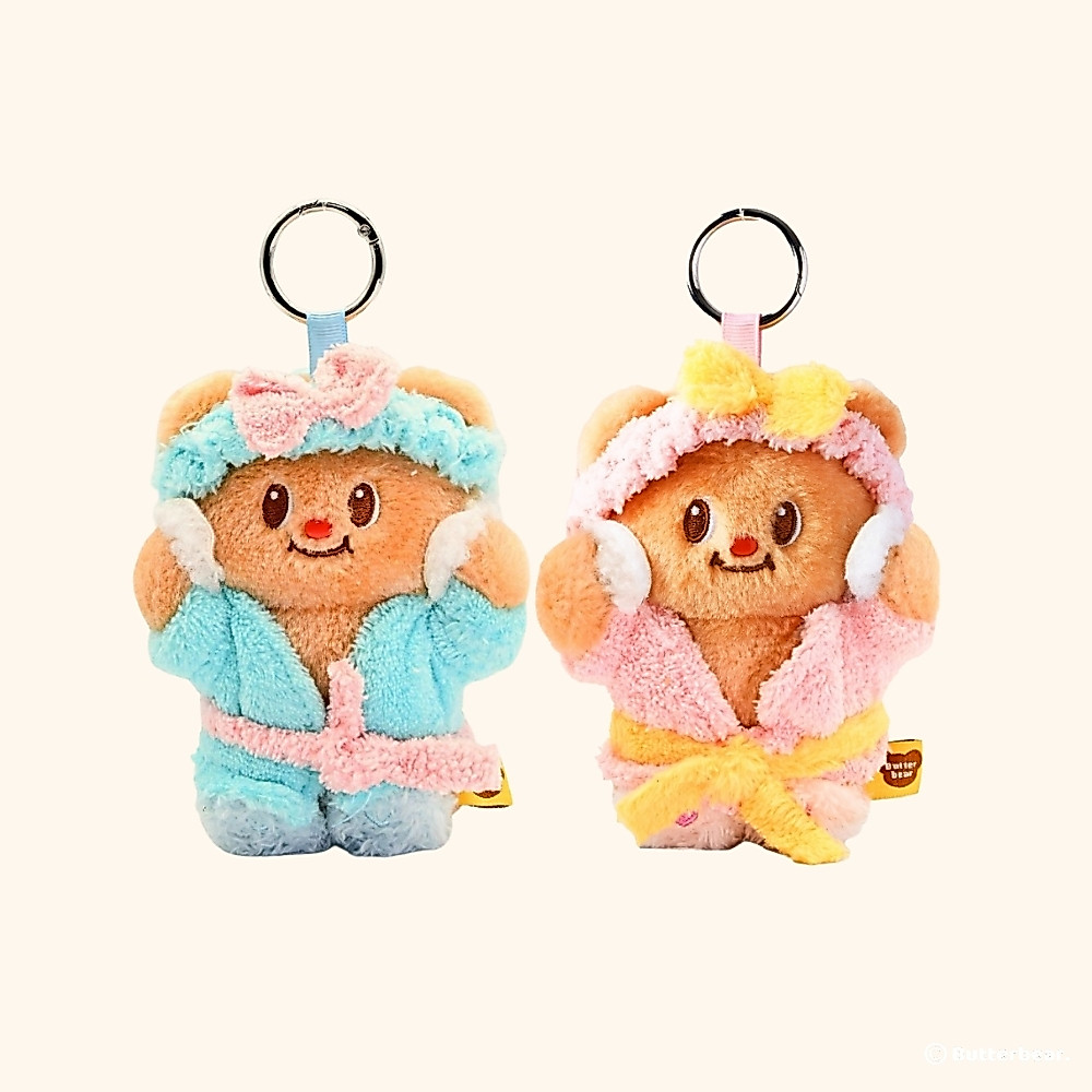 พวงกุญแจสกินแคร์น้องเนย (Butterbear Skincare Time Keychain)