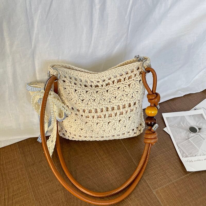 Japan Japan Japan フッョ Desake Tote Bag Women 2026 Summer Seaside Beach Bag Shoulder Messenger Bag