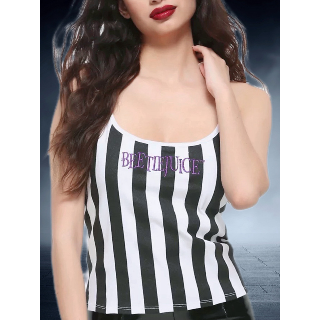 American Single Underworld Master Tim Bolton Rock Punk Gothic B Beetle Juice Camisole