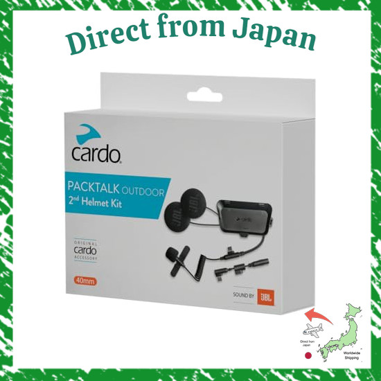 Direct From Japan Cardo PACKTALK OUTDOOR Dedicated Helmet Kit with JBL Speaker, Bluetooth ACC00017