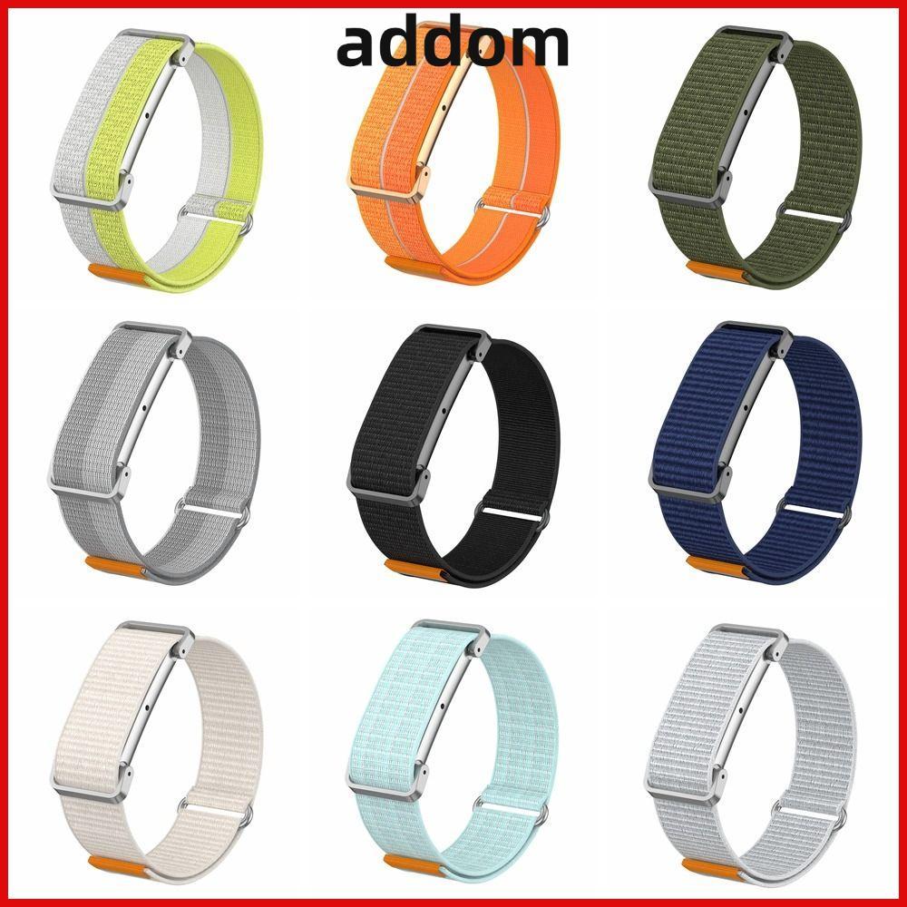ADDOM Fitness Tracker Strap, สายสปอร์ตระบายอากาศแบบปรับได้, สายรัดข้อมือทดแทนไนลอนแบบปลดเร็วสําหรับ Google Fitbit Air สําหรับผู้ชายผู้หญิง