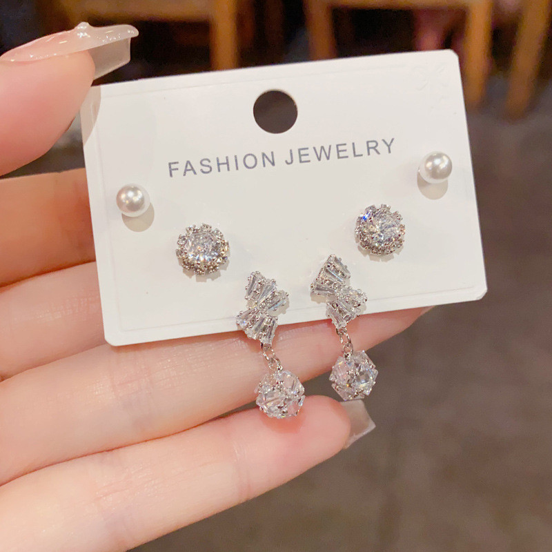 ชุดเครื่องแต่งกายสไตล์เกาหลี พร้อมโบว์และต่างหู 3 ชิ้น - รูปที่ 5