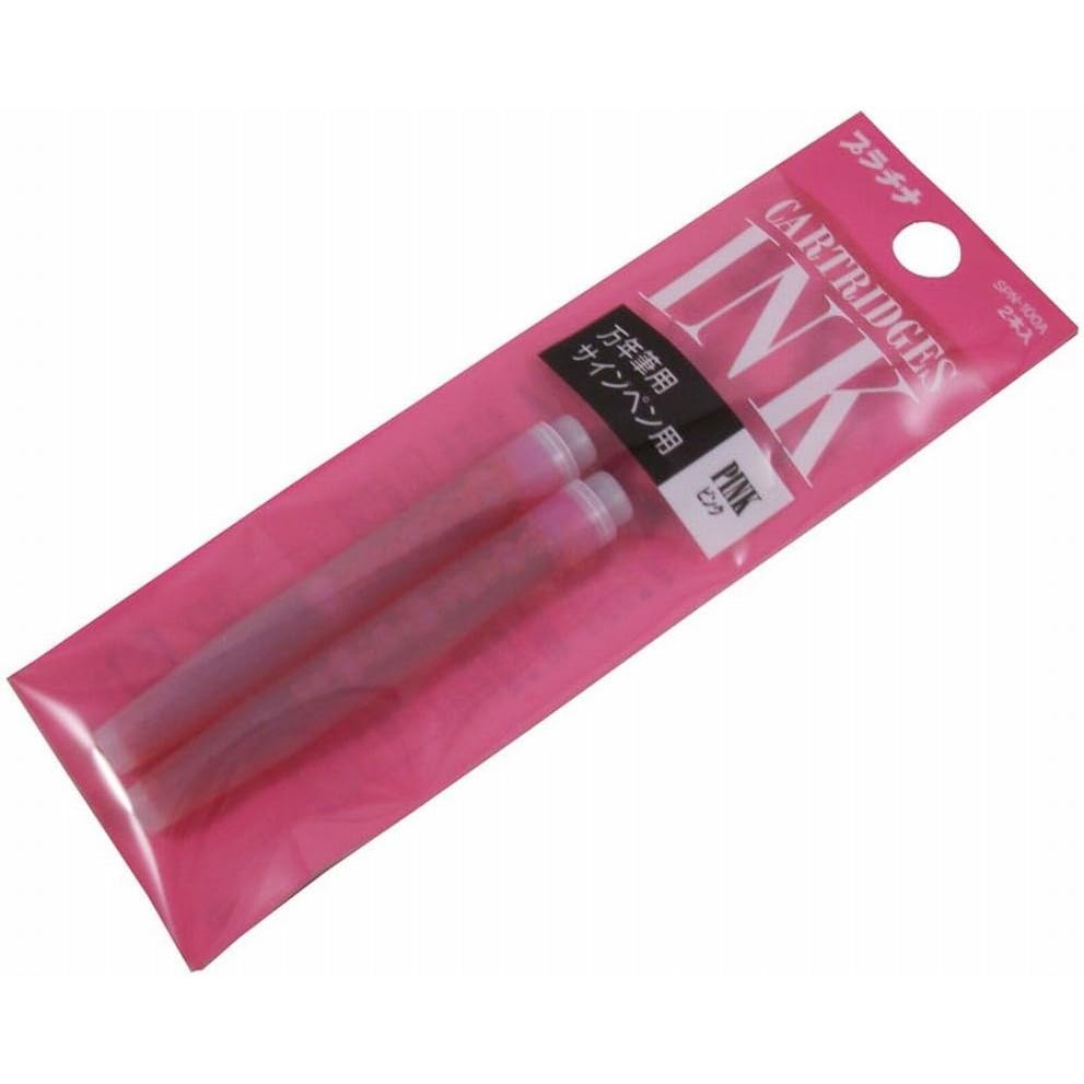 ตลับหมึกเติมปากกา Platinum Preppy Marker & Fountain - หมึกสีชมพู - ชุด 2 ชิ้น, 4280219 HK67