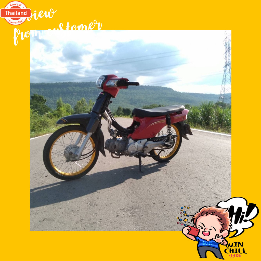 กรองอากาศ กรองเลส ท่อกรอง เลส WAVE110i ออกหน้า กรองเลส110i อะไหล่แต่งรถ110i ปาก2นิ้ว