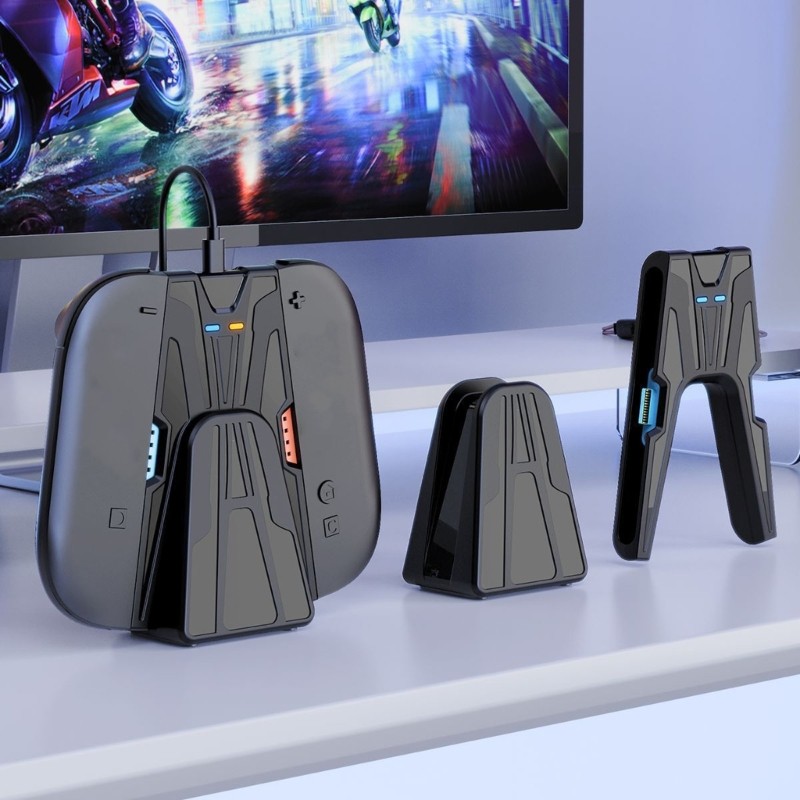 QUU แท่นชาร์จแม่เหล็กชาร์จคอนโซล Dock Holder เหมาะสําหรับ NS 2 Dock Station แท่นชาร์จ
