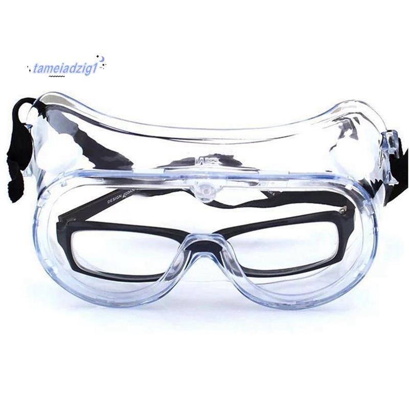 1621 แว่นตา Goggle Anti-Impact PC เคมี Splash ANSI Z87 มาตรฐานความปลอดภัยป้องกันส่วนบุคคล UV ป้องกัน