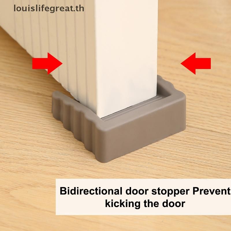 Louislifegreat 1/2/3 ชิ้นยาง Wedge Door Guards ความปลอดภัยป้องกัน Seams Anti Pinch มือประตูป้องกันคว