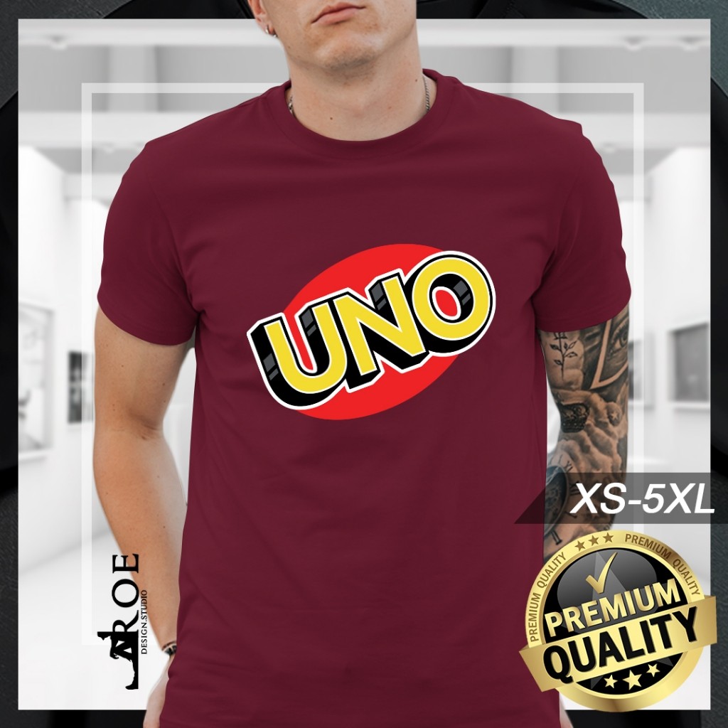 เสื้อยืด Baju UNO CARD ทุกเพศ