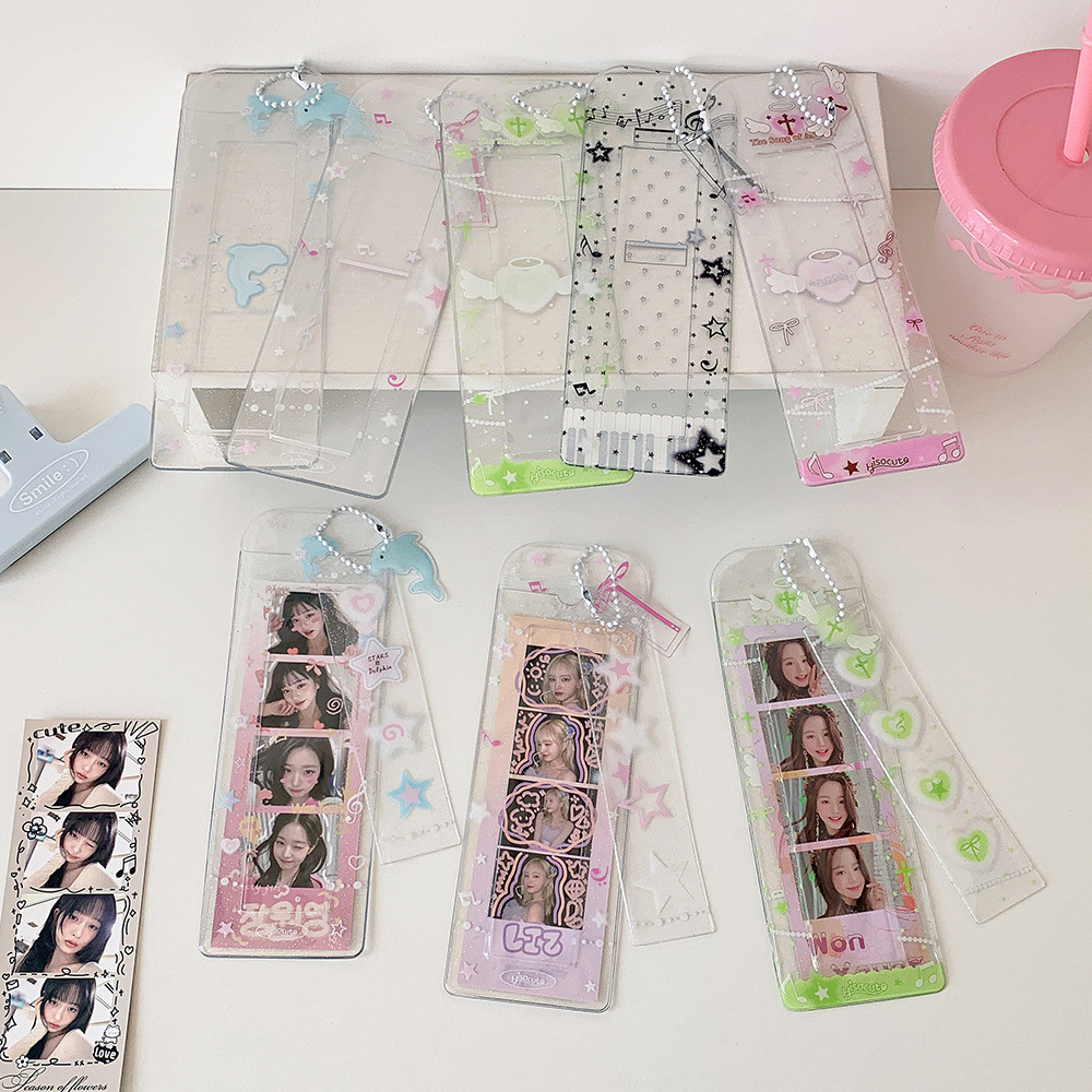 อิน สาวใสแวววาวชีวิตผู้ถือบัตรสี่กรอบนักเรียนการ์ตูนดาวสติกเกอร์ยาวแสดงผู้ถือบัตร