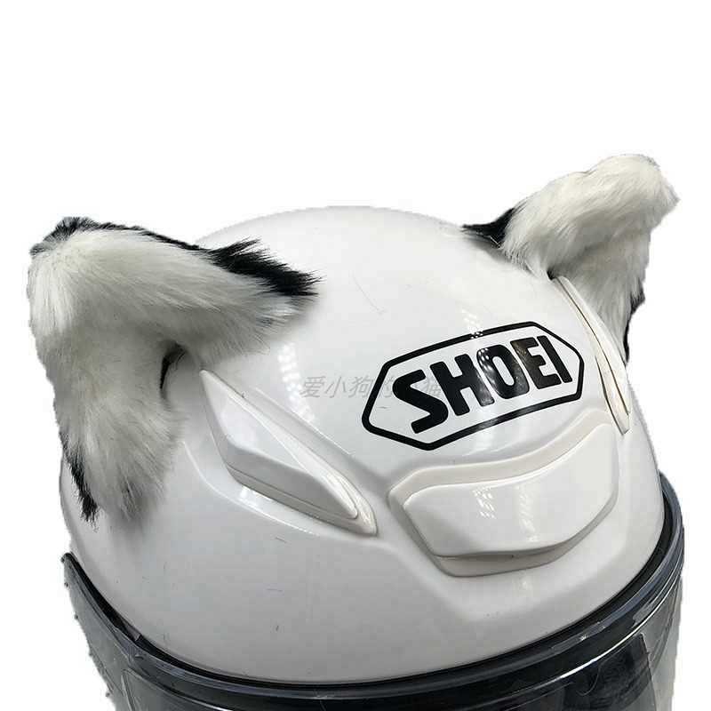 【Ready Stock】 Helmet Decoration Three-Dimensional Cat Ears Motorcycle Electric Car Motorcycle Ski He
