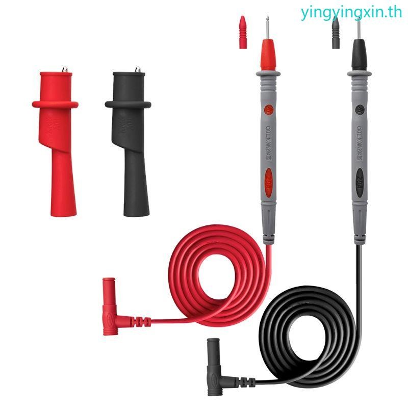 YIN Universal Superfine Multimeter Probe Test Lead สําหรับปากกาสอบสวนมัลติมิเตอร์แบบดิจิตอล