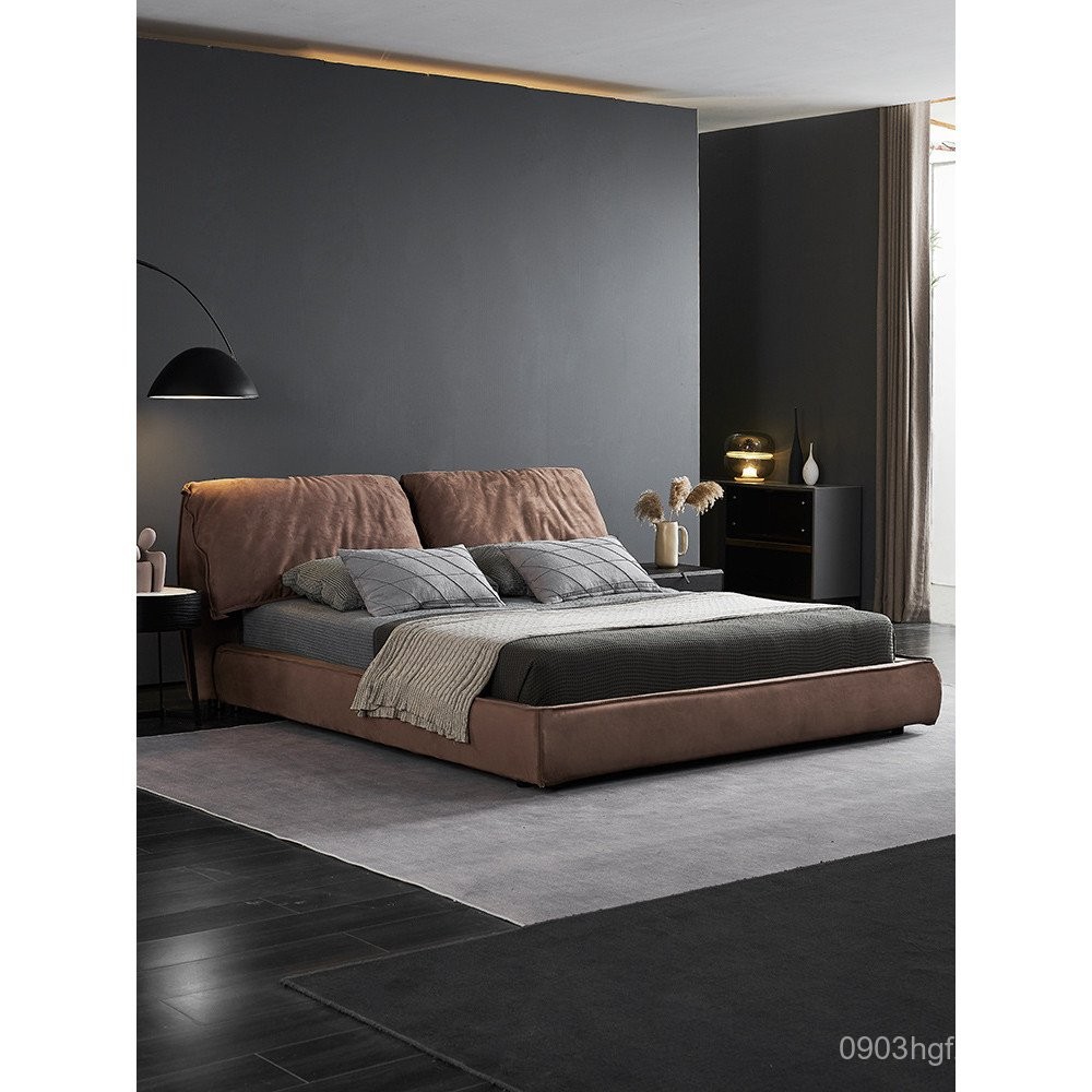 Minimalist หูเตียงโมเดิร์น Minimalist Influencer baxter เทคโนโลยีผ้านุ่ม Master เตียงช้างลงเตียงหรูห