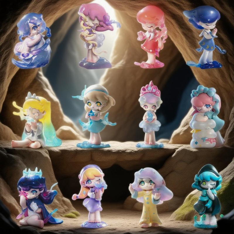 POPMART AZURA A Dream About Stars Series รูปของเล่นของขวัญกล่องปริศนา