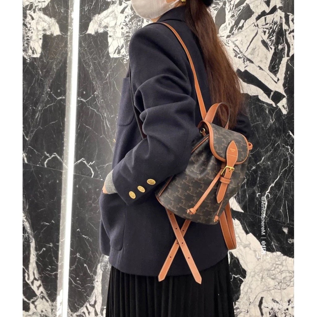 [CL] Triomphe Triomphe Classic Mini Small School Bag Backpack Old Flower