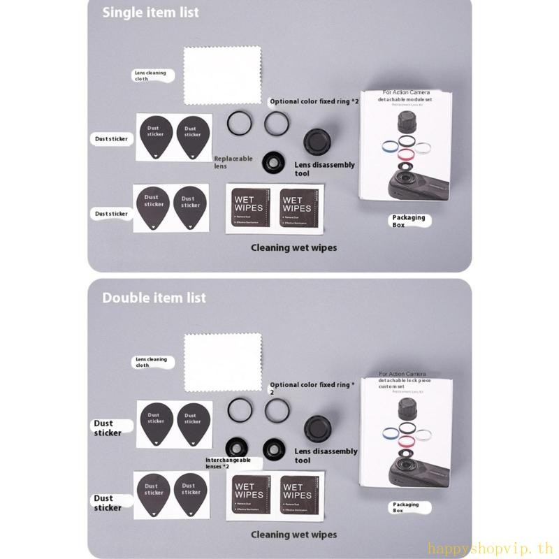 HSV เลนส์ออปติคอลป้องกันรอยขีดข่วนสําหรับอุปกรณ์เสริมสําหรับกล้องแอคชั่นแคมเมรา X5