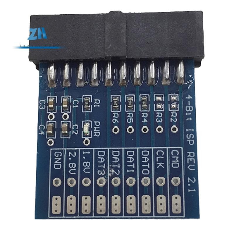 อะแดปเตอร์ใหม่ JTAG , ISP 4-BIT ISP REV 2.1 สําหรับ Easy Jtag Plus Box / เครื่องมือ ESAYJTAG