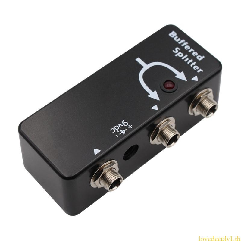 Love Guitar Signal Buffer Splitter Pedal คืนความชัดเจนของโทน Double Clean Output Signal Buffer Split