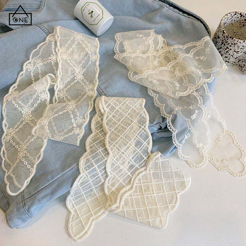 COD❤️เครื่องประดับผมผ้าพันคอผ้าไหมลูกไม้มัลติฟังก์ชั่นสไตล์เกาหลีหวานเครื่องประดับแฟชั่น-a.one - รูปที่ 6