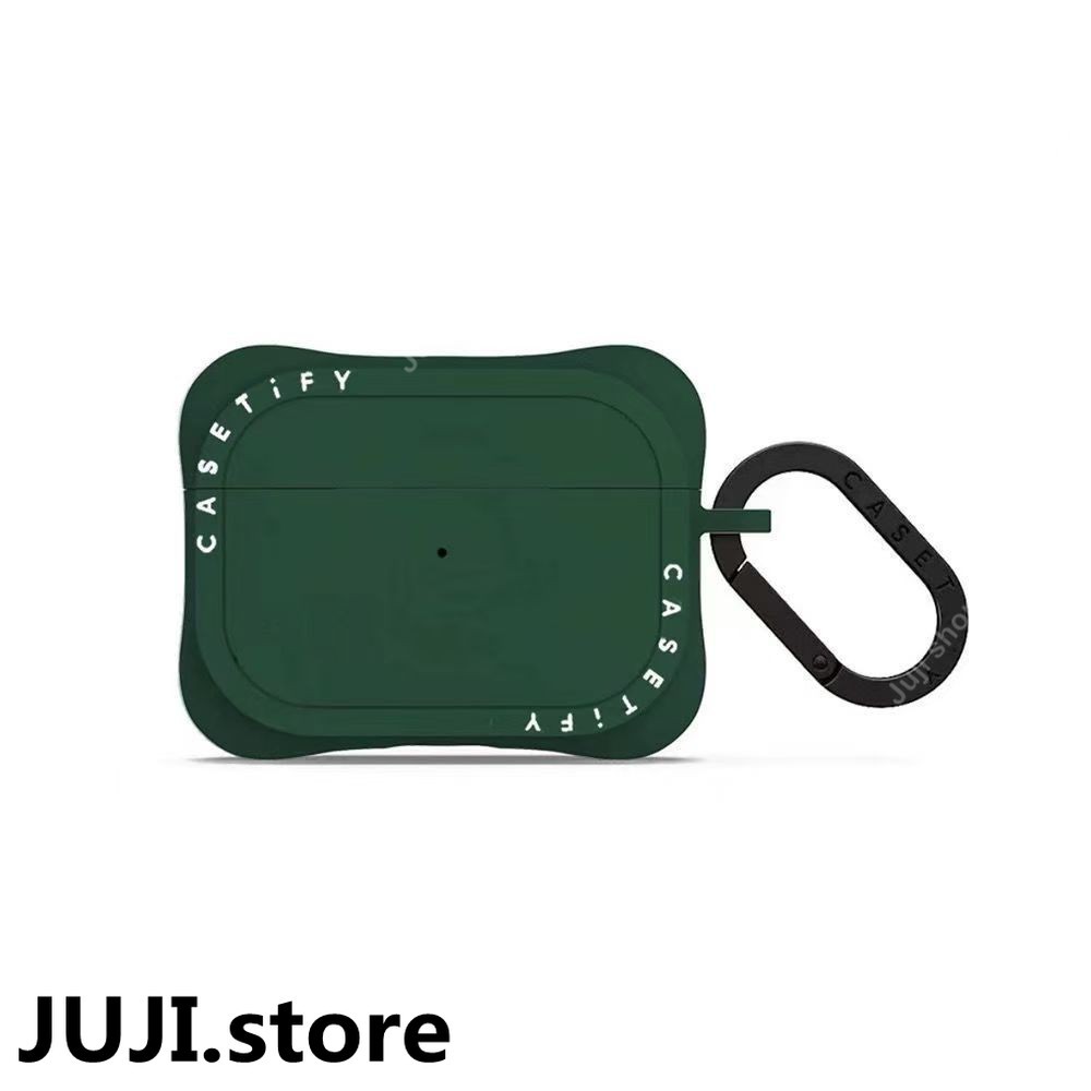 2025 ใหม่ CASETiFG พร้อมกล่องหูฟัง AIRPODS CASE 2 3 4 PRO 2 3 4 CASING AIRPODS Silicon Softcase ฟรีตะขอโลหะ Soft Case