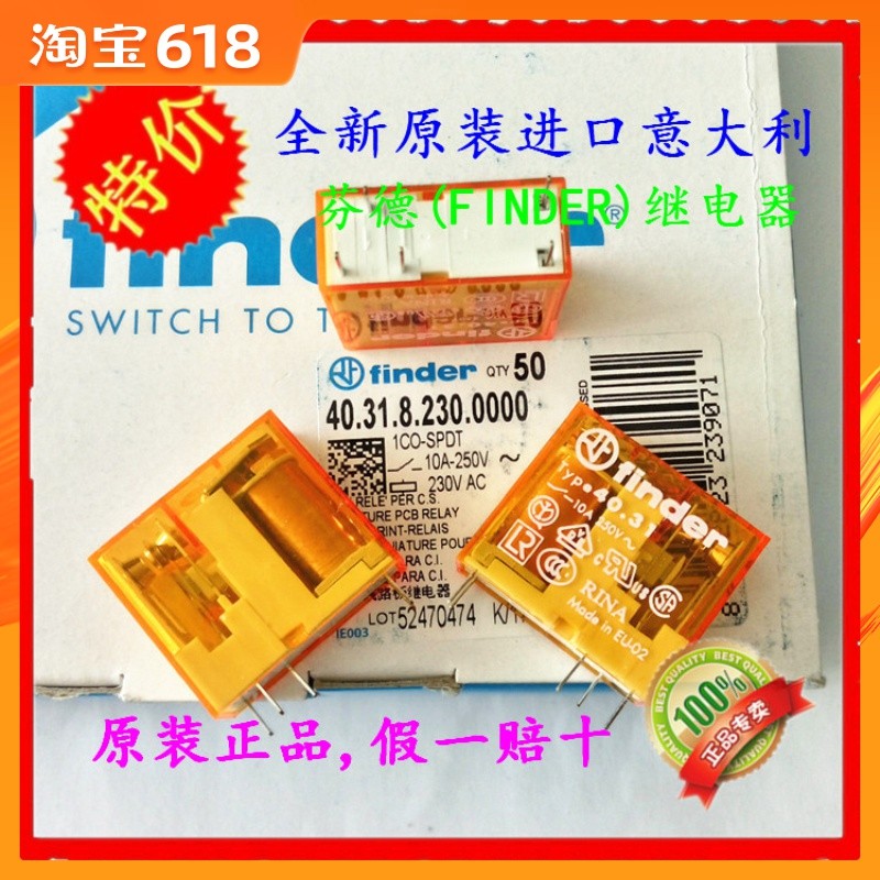 การถ่ายภาพโดยตรง 2022 ปี 40.31-370V 40.31.8.230.000 Finder Finder รีเลย์