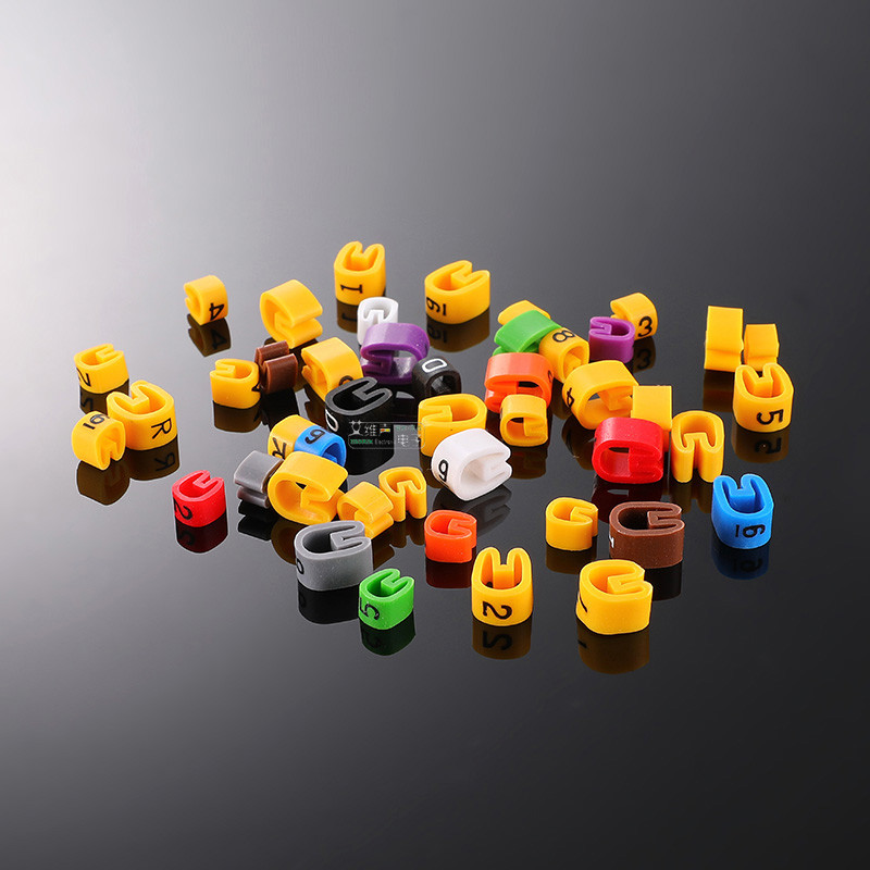 ไต้หวัน KSS ดิจิตอลจํานวนหลอดสีเครื่องหมายสายหมายเลข L-2B2AT/4E6S/2T2S/MR202-2AT