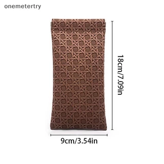 Onem 1 ชิ้น กระเป๋าใส่แว่นตากันแด้งานPU กันน้ํา ขนาดพกพาสำหรับแว่นตา