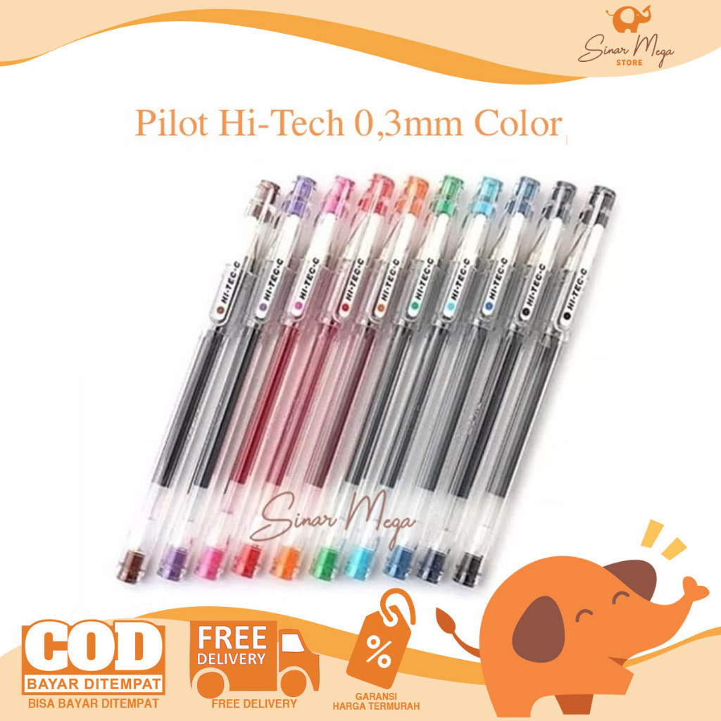 ปากกา Pilot Hi Tec 0.3 มม. สี / Hi-Tec-c Hi Tech