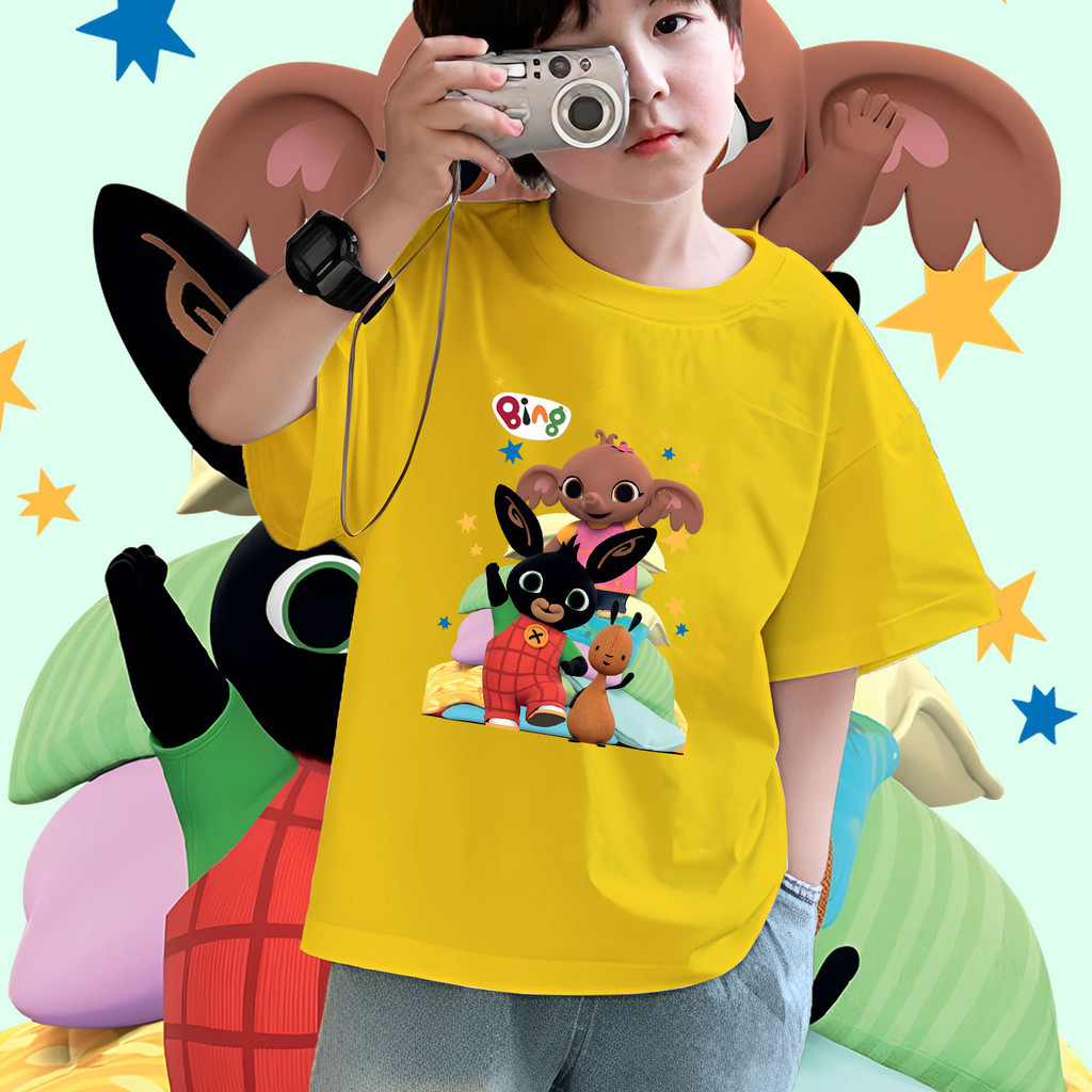 UNISEX 100-150cm เสื้อยืดเด็ก เด็กใหม่น่ารักเสื้อยืด 2025 BING Children’s T-shirt  พร้อมส่ง ราคา ถูกที่สุด ดีลบีเคเค แกลเลอรีภาพที่ 7