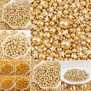 🛒พร้อมส่ง🇹🇭🇹🇭🛒เม็ดน้ำตาลตกแต่งเค้ก น้ำตาลแต่งเค้ก​ เม็ดมุกน้ำตาล เม็ดมุกแต่งเค้ก Sprinkles​ (แบ่งขาย 25 กรัม)