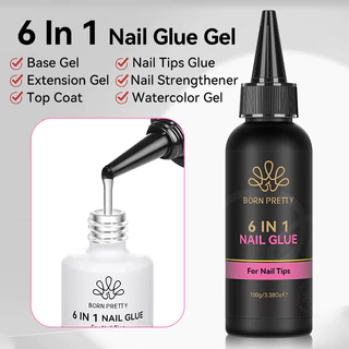 【Local】BORN PRETTY 100g เล็บเจล 6 IN 1 ฐานยางกึ่งถาวร ขนาดใหญ่