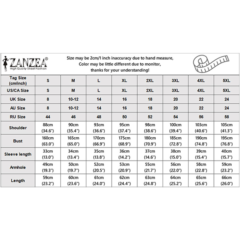 ZANZEA Celmia สไตล์เกาหลีสำหรับผู้หญิง เอлегานต์.swing-collar แขน3/4 ทรงคลายหลวม — صورة 2