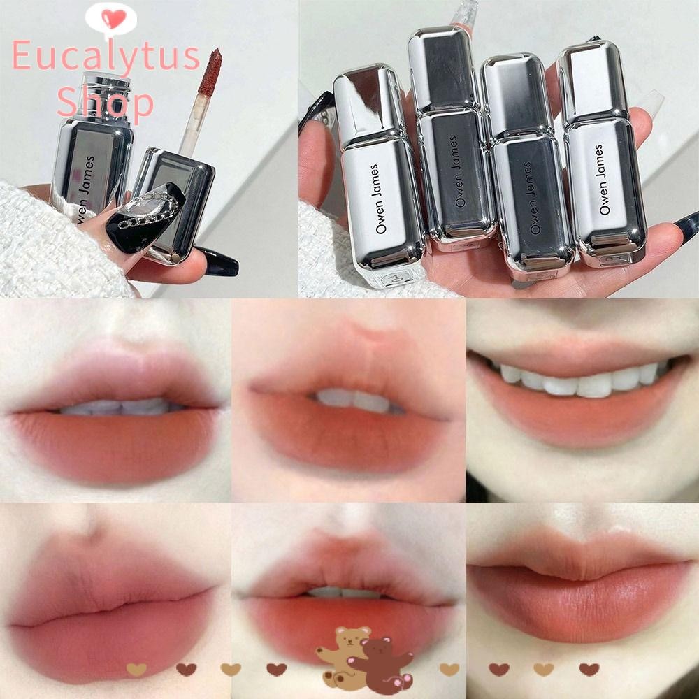 EUCALYTUSS Cosmetics Lipstick, Long Lasting Velvet Matte Lipstick, Soft Mist Non-fade Low Saturation