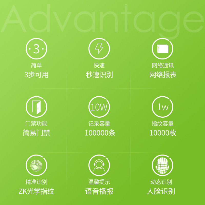 ZKTECO Central Control xface600 Face Identification Access Control ล็อคสํานักงานใบหน้าลายนิ้วมือระบบ